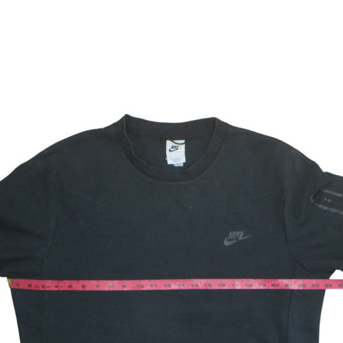Womens UK Size L Nike Black Pullover Sweatshirt