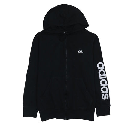 Womens UK Size 1X adidas Black Full Zip Hoodie
