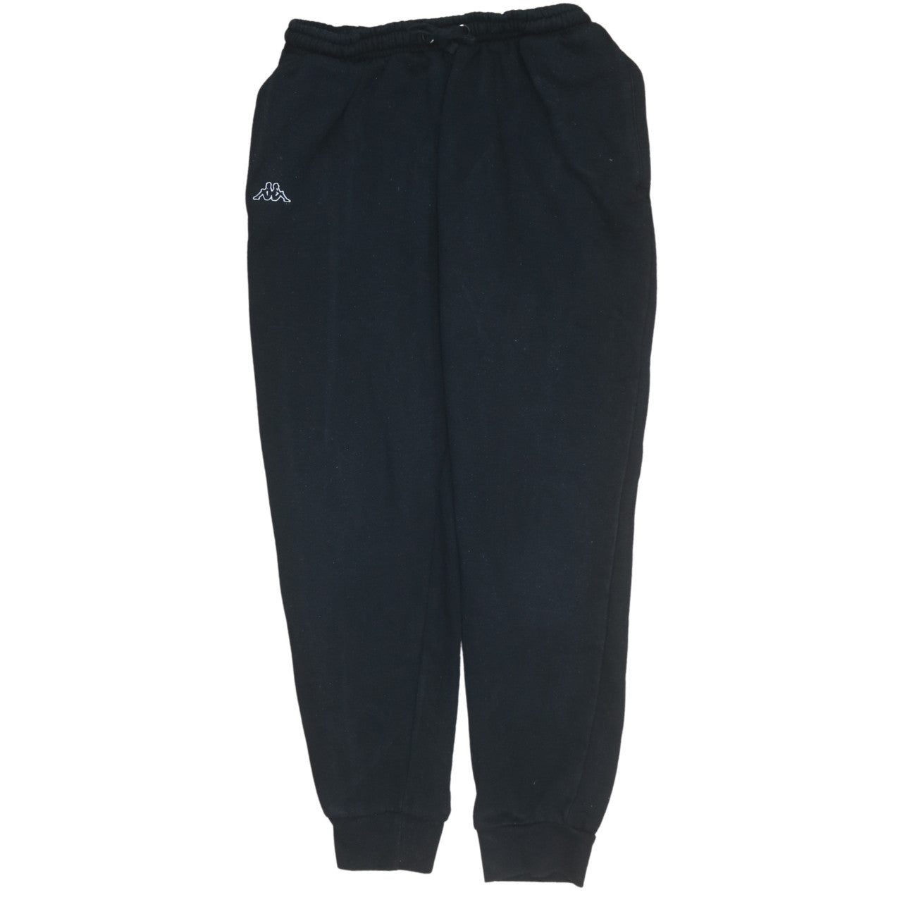 Mens UK Size XL Kappa Regular Fit Jogger Black Trousers