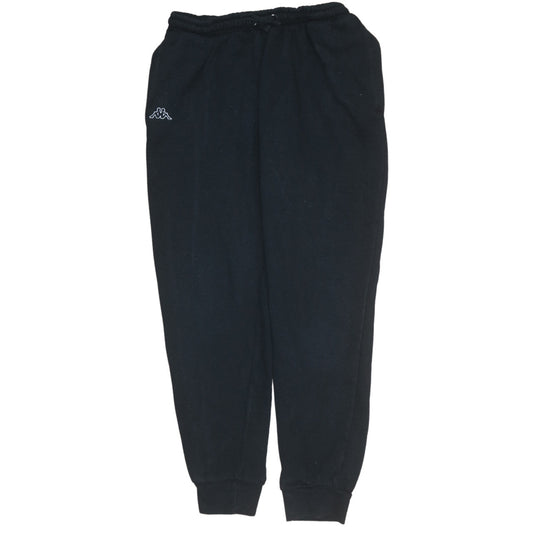 Mens UK Size XL Kappa Regular Fit Jogger Black Trousers