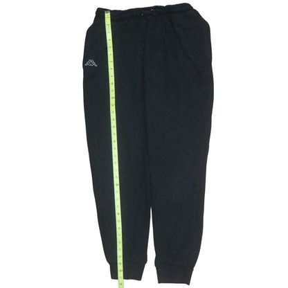 Mens UK Size XL Kappa Regular Fit Jogger Black Trousers