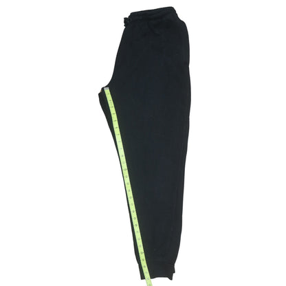 Mens UK Size XL Kappa Regular Fit Jogger Black Trousers