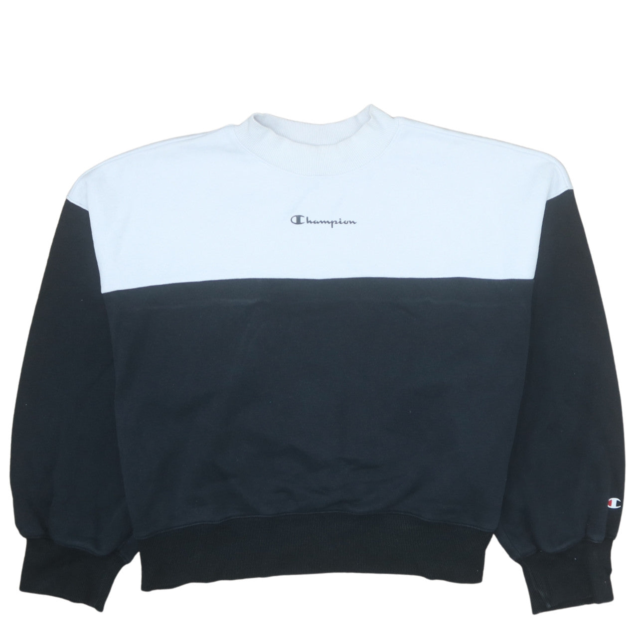 Womens UK Size M Champion Black Pullover Sweatshirt