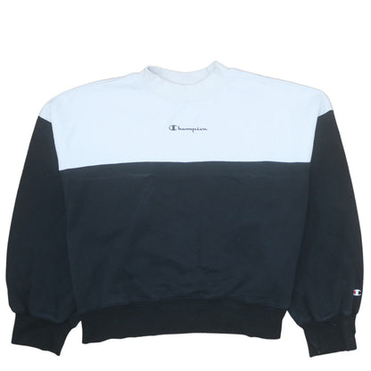 Womens UK Size M Champion Black Pullover Sweatshirt