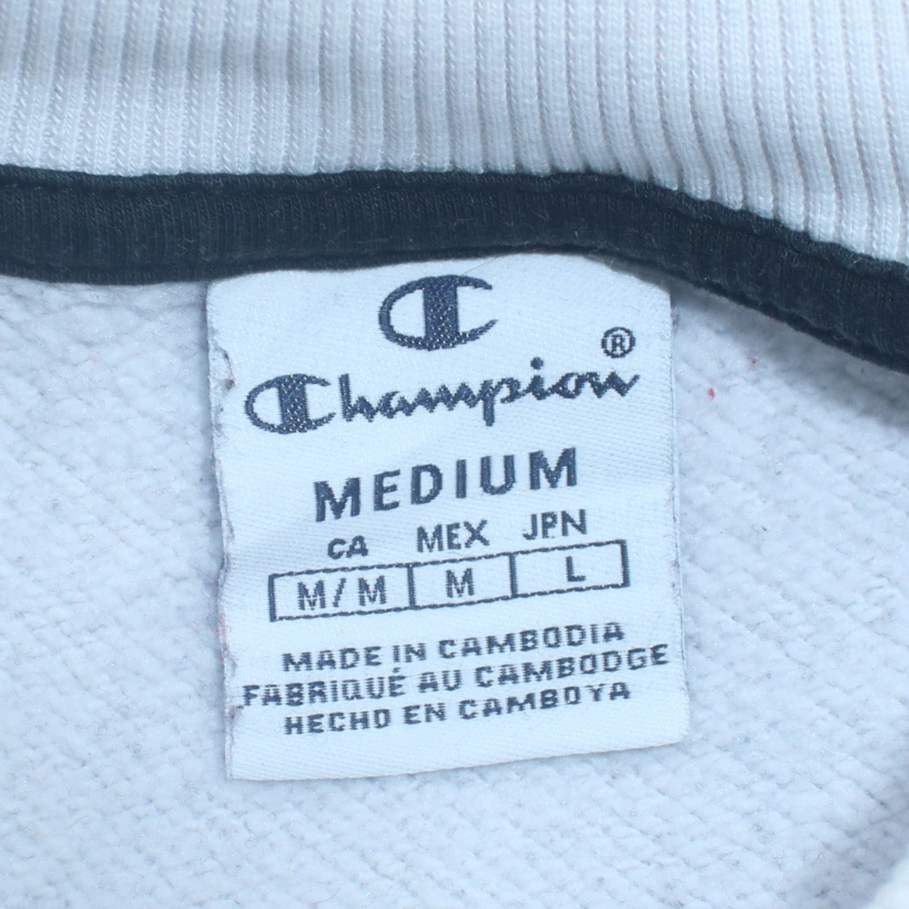 Womens UK Size M Champion Black Pullover Sweatshirt