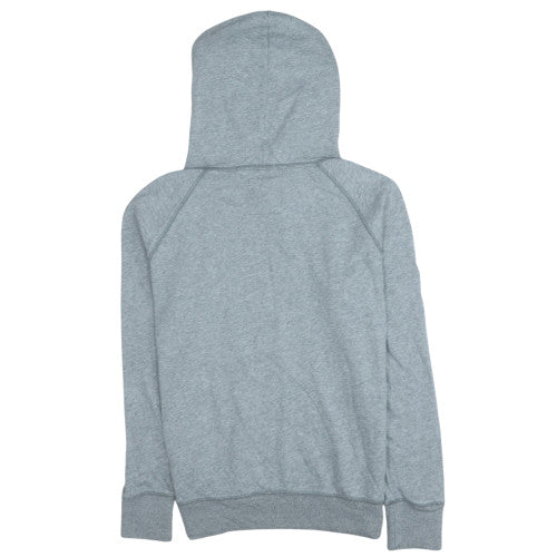 Gap Womens Grey Medium Pullover Hoodie with Logo Print