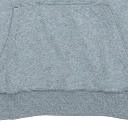 Gap Womens Grey Medium Pullover Hoodie with Logo Print