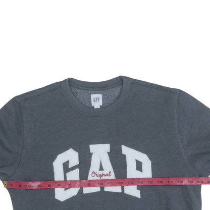 Mens UK Size S Gap Grey Pullover Sweatshirt