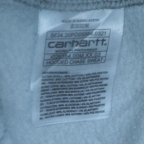 Mens UK Size S Carhartt Grey Pullover Hoodie