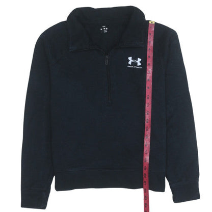 Womens UK Size M Under armour Black Pullover Sweatshirt