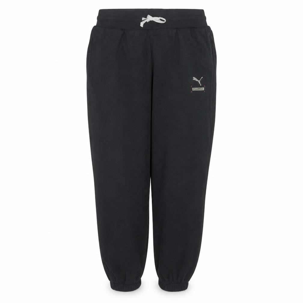 Womens UK Size S PUMA Regular Fit Jogger Black Trousers