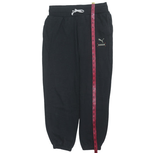 Womens UK Size S PUMA Regular Fit Jogger Black Trousers