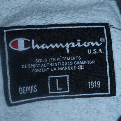 Mens UK Size L Champion Grey Pullover Hoodie