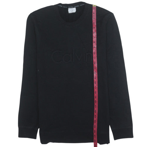 Mens UK Size L Calvin Klein Black Pullover Sweatshirt
