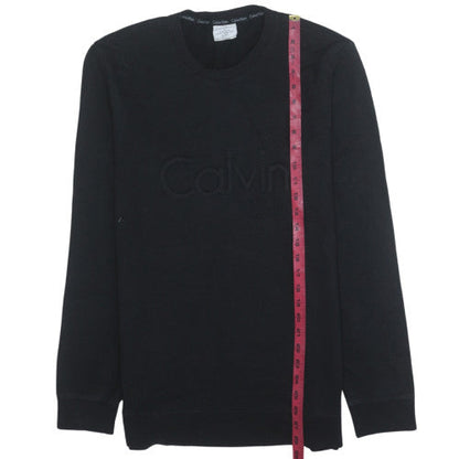 Mens UK Size L Calvin Klein Black Pullover Sweatshirt