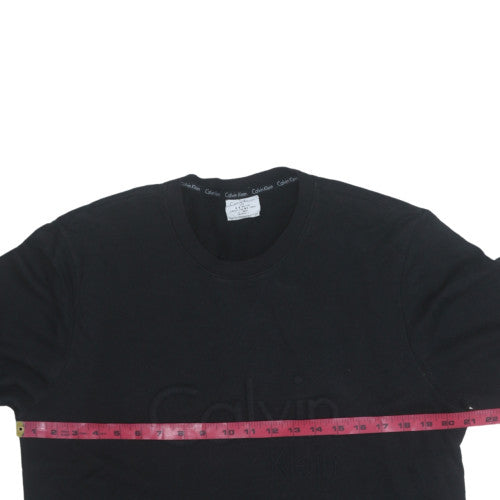 Mens UK Size L Calvin Klein Black Pullover Sweatshirt
