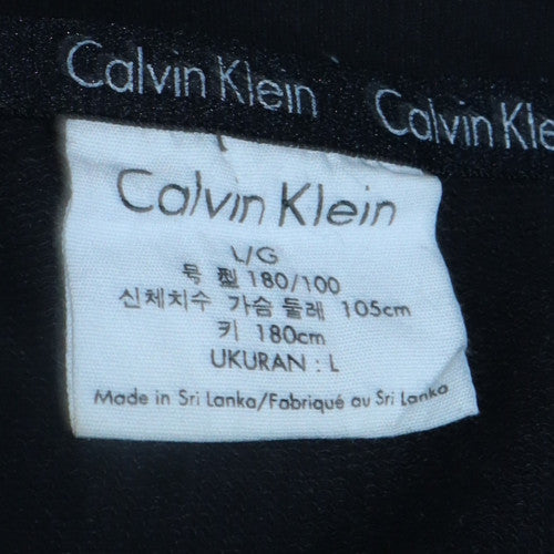 Mens UK Size L Calvin Klein Black Pullover Sweatshirt