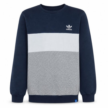 Mens UK Size M adidas Blue Pullover Sweatshirt