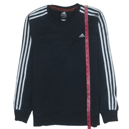 Mens UK Size M adidas Black Pullover Sweatshirt