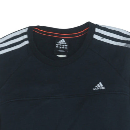 Mens UK Size M adidas Black Pullover Sweatshirt