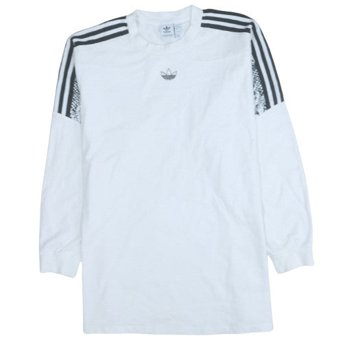 Womens UK Size 12 adidas White Pullover Sweatshirt