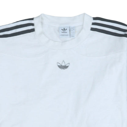 Womens UK Size 12 adidas White Pullover Sweatshirt