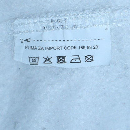 Womens UK Size L PUMA White Pullover Hoodie