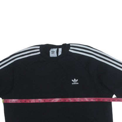 Mens UK Size L adidas Black Pullover Sweatshirt