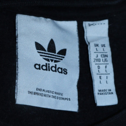 Mens UK Size L adidas Black Pullover Sweatshirt