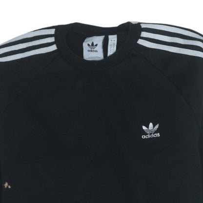 Mens UK Size L adidas Black Pullover Sweatshirt