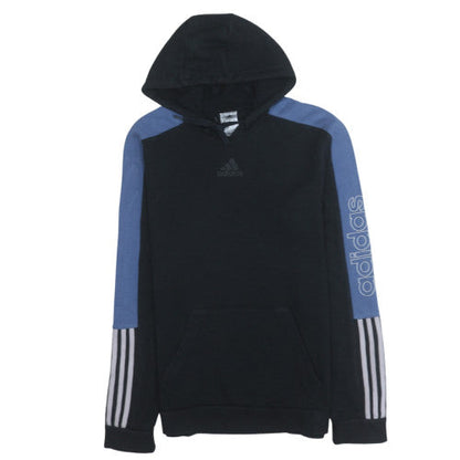 Mens UK Size M adidas Black Pullover Hoodie