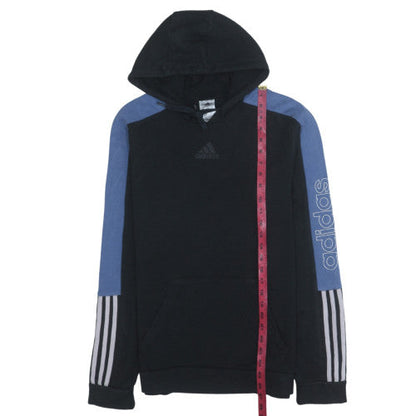Mens UK Size M adidas Black Pullover Hoodie