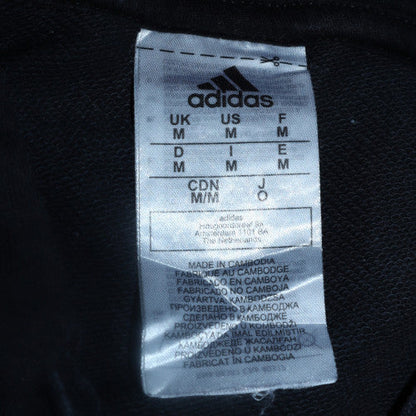 Mens UK Size M adidas Black Pullover Hoodie
