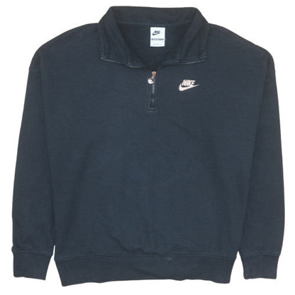 Womens UK Size S Nike Black Pullover Sweatshirt