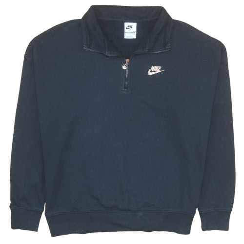 Womens UK Size S Nike Black Pullover Sweatshirt