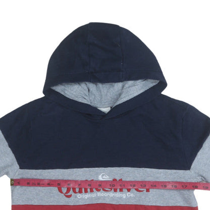Boys UK Size 14 Years Quiksilver Multicoloured Pullover Hoodie