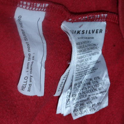 Boys UK Size 14 Years Quiksilver Multicoloured Pullover Hoodie