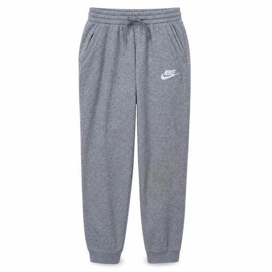 Nike Boys Grey Jogger Trousers XL 158-170cm Elastic Waist Fleece