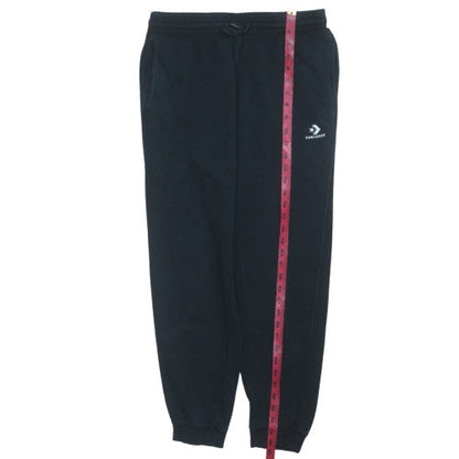 Mens UK Size M Converse Regular Fit Jogger Black Trousers