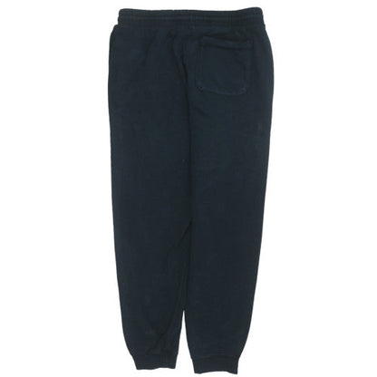 Mens UK Size M Converse Regular Fit Jogger Black Trousers