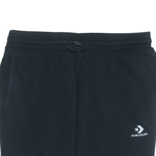 Mens UK Size M Converse Regular Fit Jogger Black Trousers