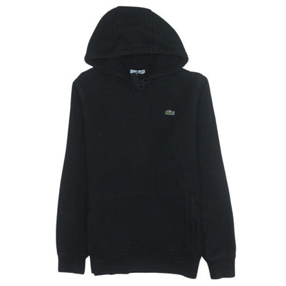 Mens UK Size M Lacoste Black Pullover Hoodie