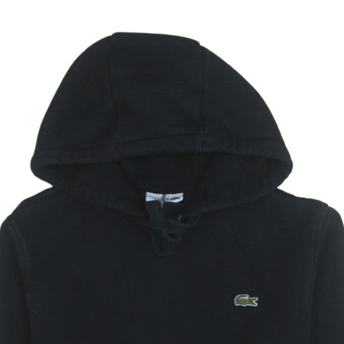Mens UK Size M Lacoste Black Pullover Hoodie