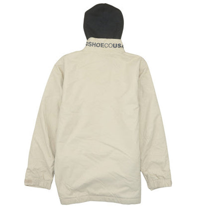 DC Shoes Boys Beige Hooded Waterproof Winter Parka Jacket Size 12