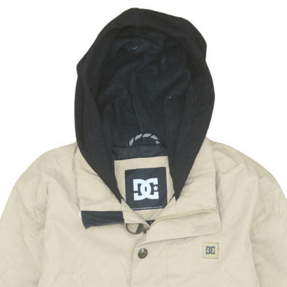 DC Shoes Boys Beige Hooded Waterproof Winter Parka Jacket Size 12