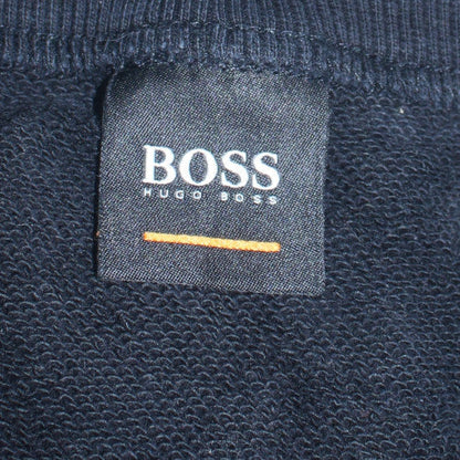 Mens UK Size L HUGO BOSS Black Pullover Sweatshirt