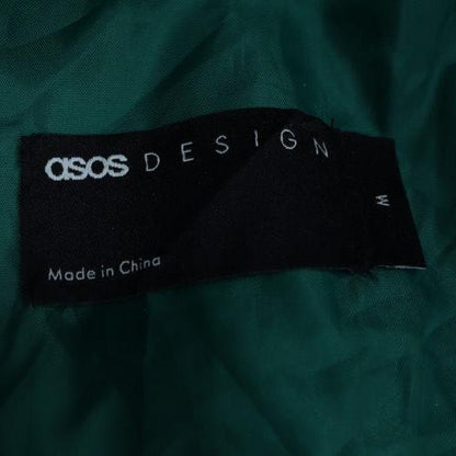 ASOS DESIGN Men's Green Varsity Jacket M Wool Blend Casual