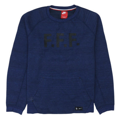 Mens UK Size L Nike Blue Pullover Sweatshirt