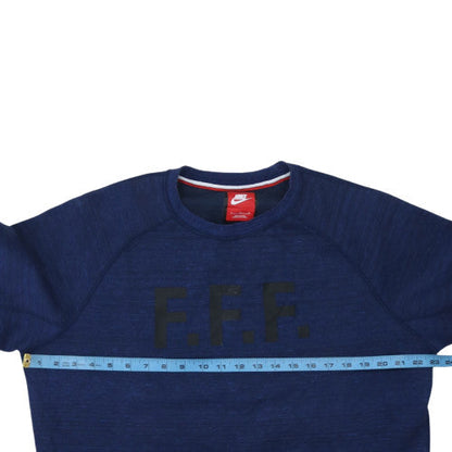 Mens UK Size L Nike Blue Pullover Sweatshirt