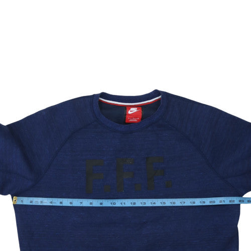 Mens UK Size L Nike Blue Pullover Sweatshirt